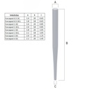 Postes de fibra para restauración dental Forcepost, Kit (5 postes + 1 fresa). DSP