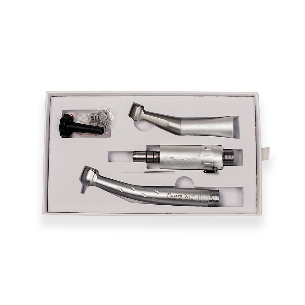 Kit Estudiantes (T-05-B2) - Turbina Torque Push 3 spray + Contra ángulo Push + Micromotor Neumático. TEALTH