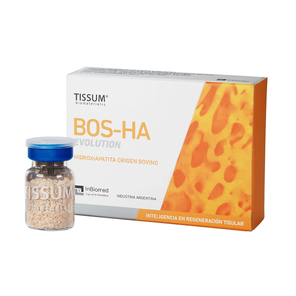 Hueso, material de origen bovino, BOS-HA Evolution, frasco x 1ml (N). TISSUM