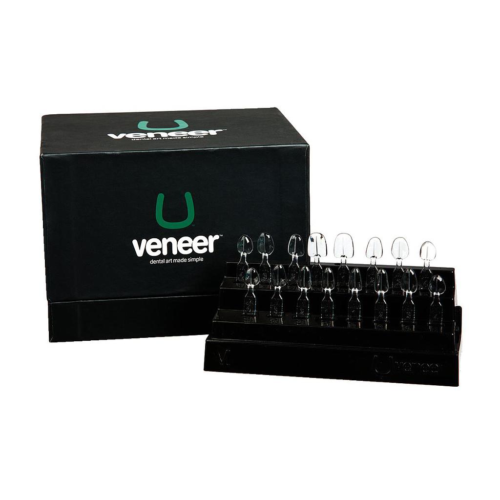 Sistema de plantillas para carillas de composite UVKV3. KIT x 32 Moldes. Uveneer. ULTRADENT