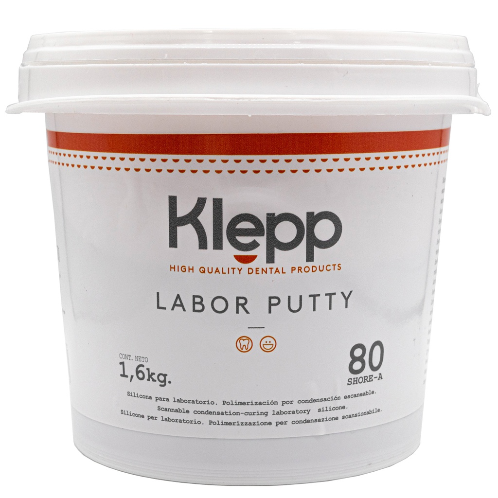 Silicona para laboratorio LABOR PUTTY, 1.6kg. KLEPP