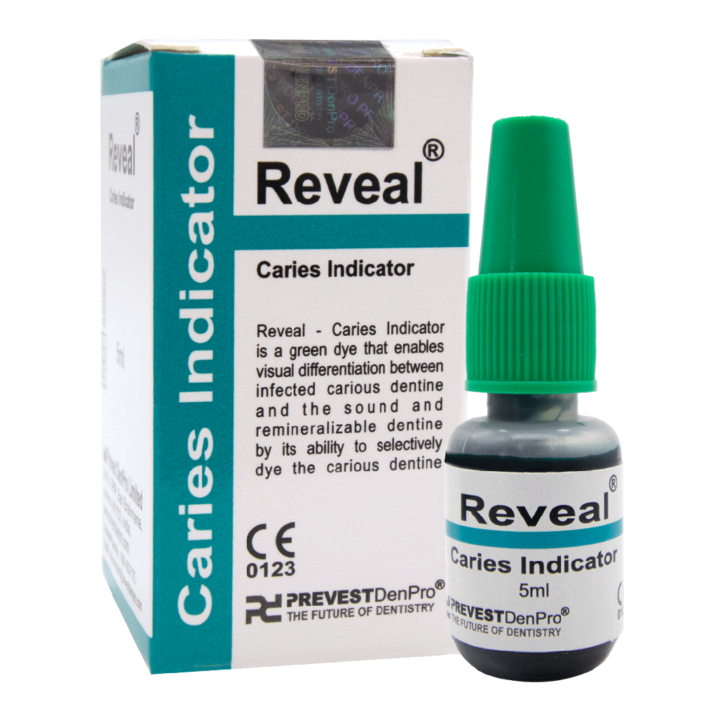 Revelador de Caries REVEAL, x5ml. PREVEST DENPRO