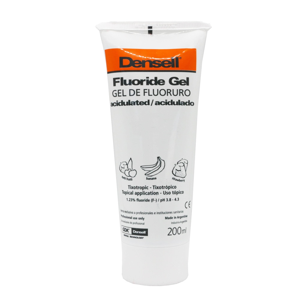 Gel de flúor acidulado, frasco 200ml. DENSELL