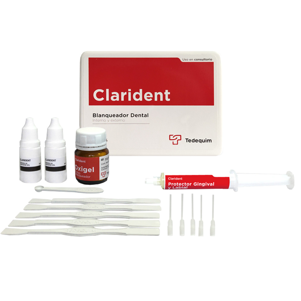 Blanqueamiento dental Clarident, Avio Autoactivable al 35% para 4 pacientes. TEDEQUIM