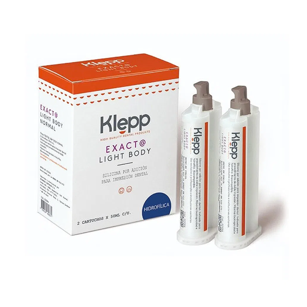 Silicona adición light body EXACT, 2 x 50ml. KLEPP