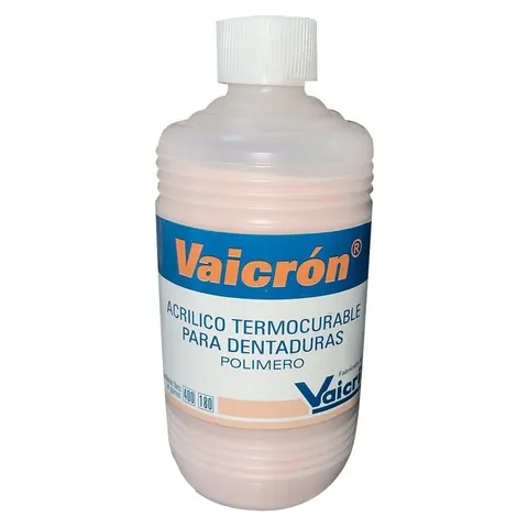 Polvo de termocurado (Polimero) Rosa x 180 ml. VAICRON