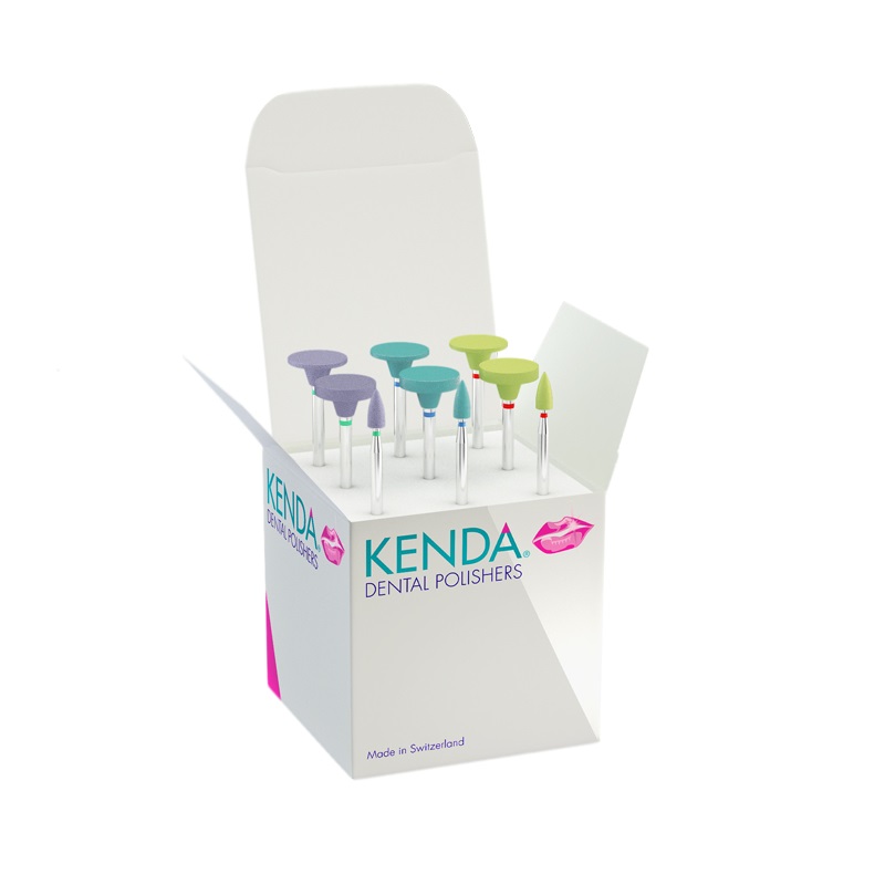 Kit de pulido para prótesis, surtido x 9u. KENDA