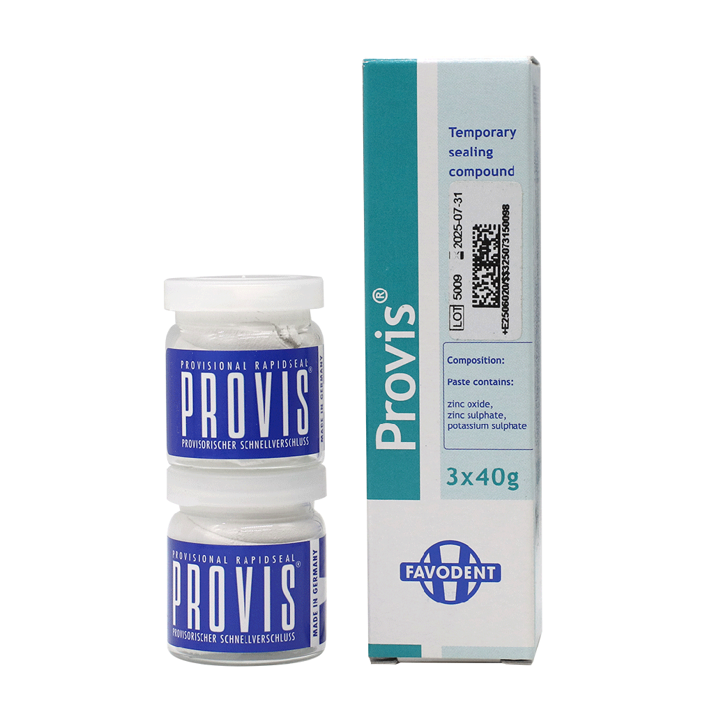 Cemento provisorio gutta PROVIS. frasco x 40g. FAVODENT