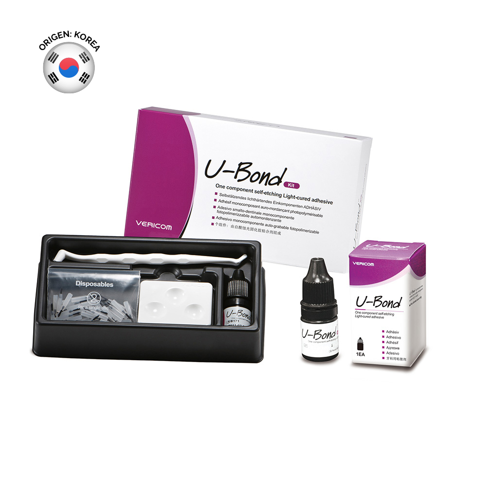 Kit Adhesivo universal U-Bond (frasco x 5ml + accesorios). VERICOM