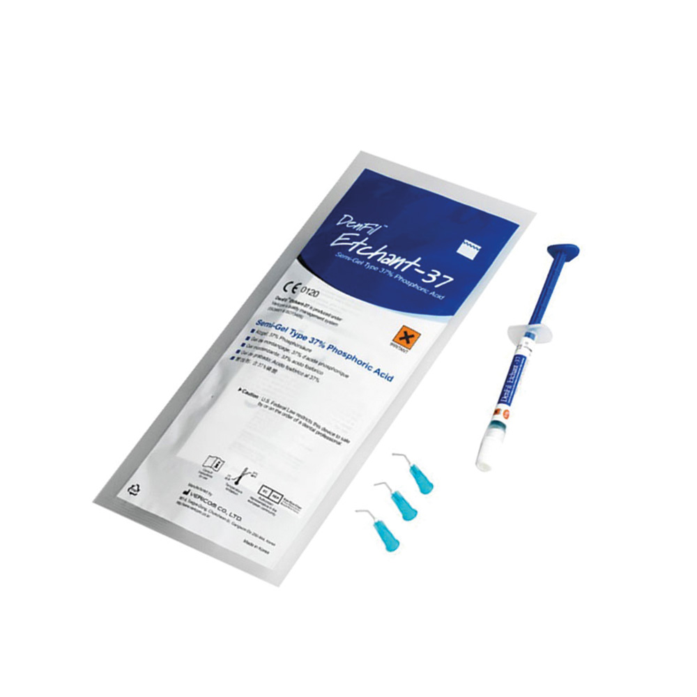 Ácido grabador DenFil Etchant al 37%, jeringa x 3ml. VERICOM