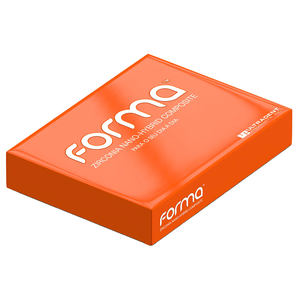 Kit composite FORMA DIA a DIA  monohíbrido, 5 jeringas de 4g NARANJA. ULTRADENT