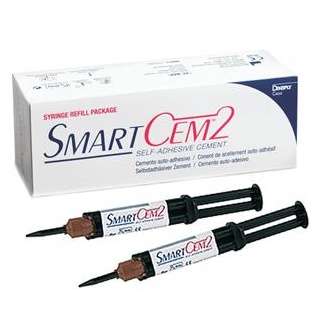 Cemento Dual auto-adhesivo SMARTCEM 2 (2 jer. x 5g + 20 picos). DENTSPLY