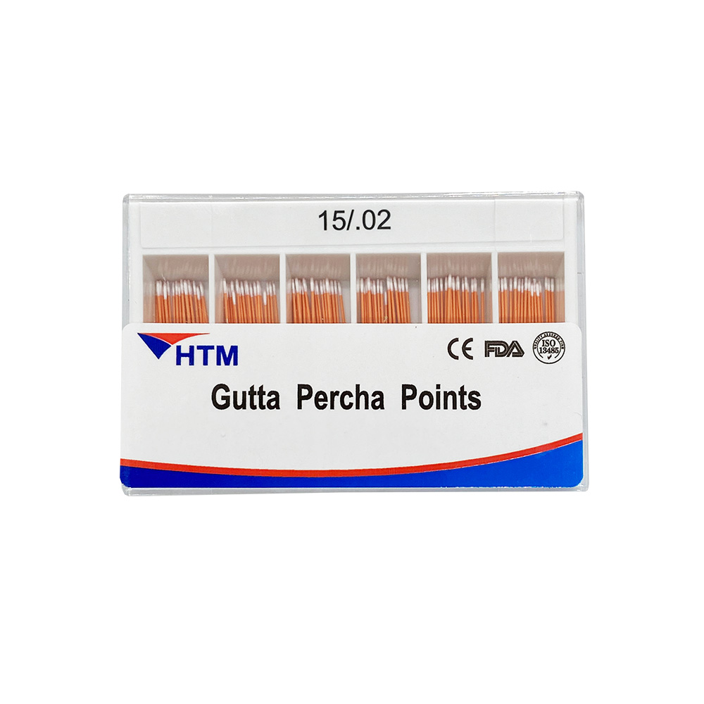 Conos de Guta percha, caja x 120u. SANI/HTM