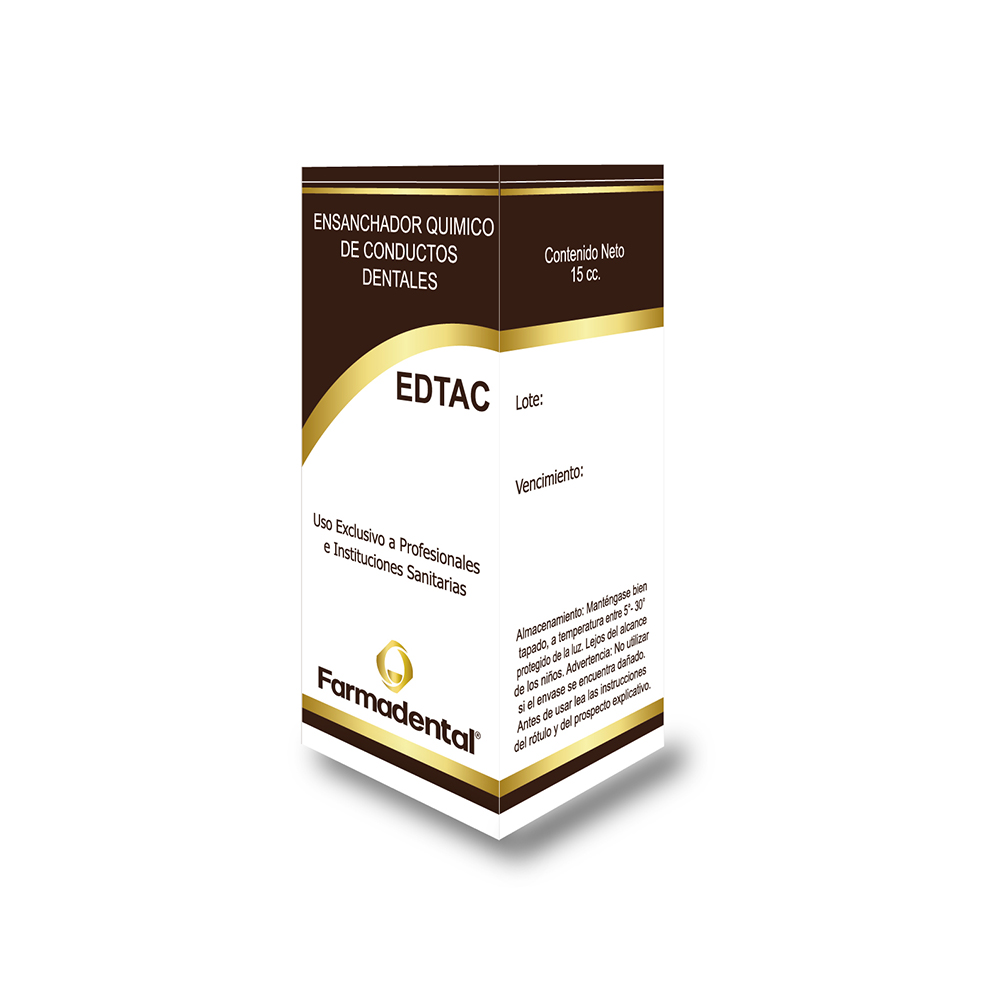 EDTAC (EDTA+Cetrimida) solución para ensanchar conductos x 15ml. FARMADENTAL