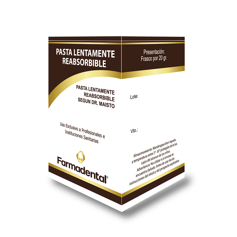 Pasta Antiséptica Lentamente Reabsorbible (d/maisto) x 20g. FARMADENTAL