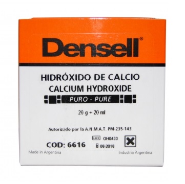 Hidróxido de calcio puro, Avío: 20g + 20ml. DENSELL