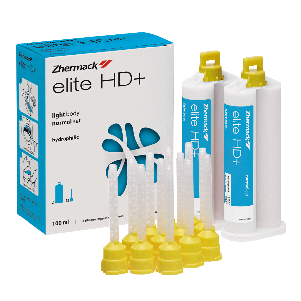 Silicona Light Body por adición Elite HD+ Normal Set 2 x 50ml. ZHERMACK