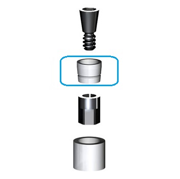 Asiento calcinable de mini tornillo. ML