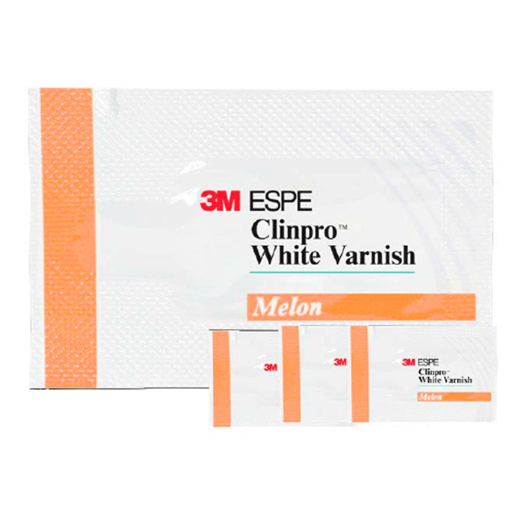 Barniz Clinpro White Varnish. Sabor melón (monodosis x 0.50ML). 3M