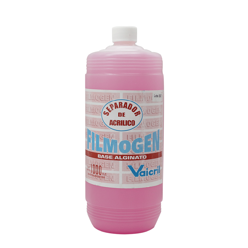 Separador de acrílico Filmogen rosado x 1000ml. VAICEL