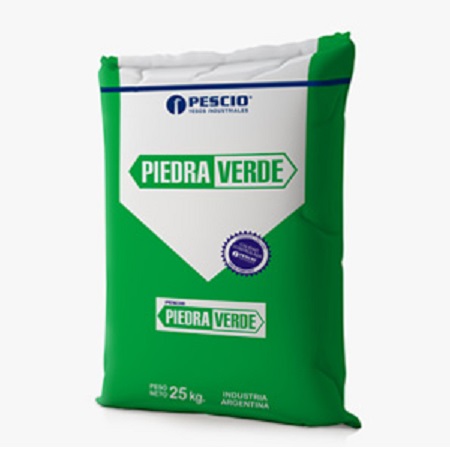 Yeso piedra verde, bolsa por 25kg. PESCIO