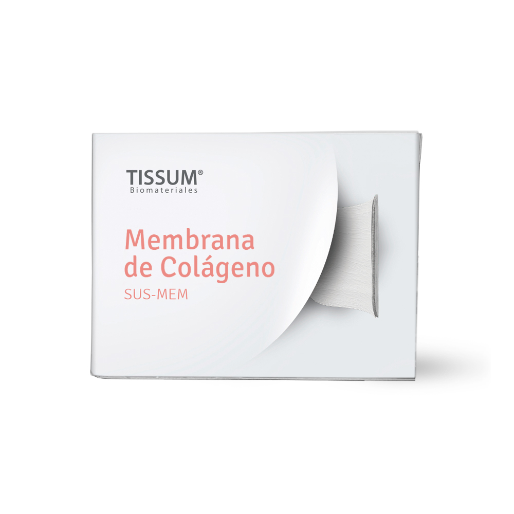 Membrana reabsorbible de colágeno, SUS-MEM, 2 X 3cm. TISSUM