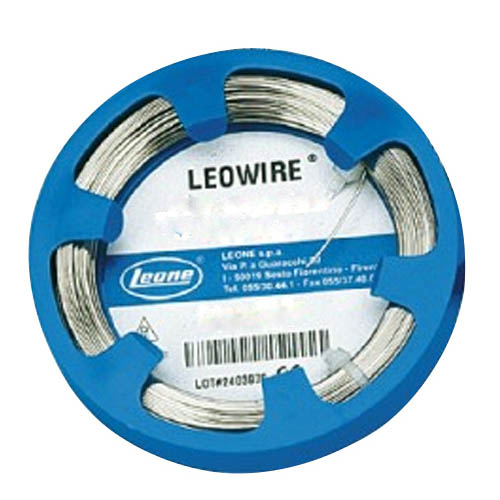 Alambre en rollo LEOWIRE DURO ELAST. 0.7mm x 2 metros (8g). LEONE