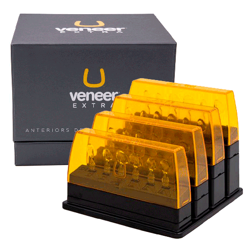 [C010580] Sistema de plantillas para carillas de composite UVKEV1. KIT x 24 Moldes, Uveneer Extra. ULTRADENT