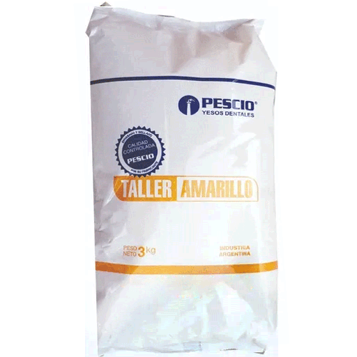 [C010646] Yeso taller amarillo, 3kg. PESCIO