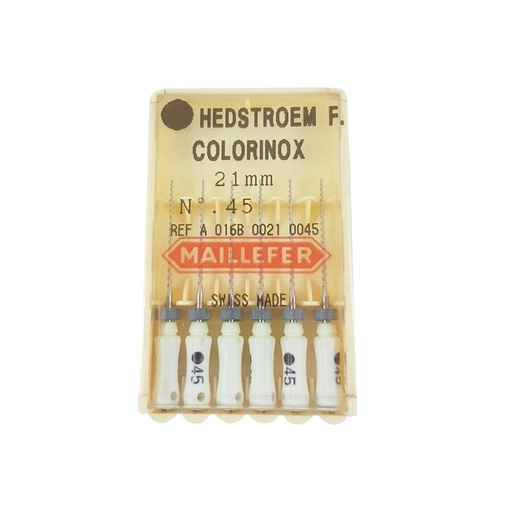 Limas Hedstroem, Primera serie, 21mm, caja x 6u. MAILLEFER