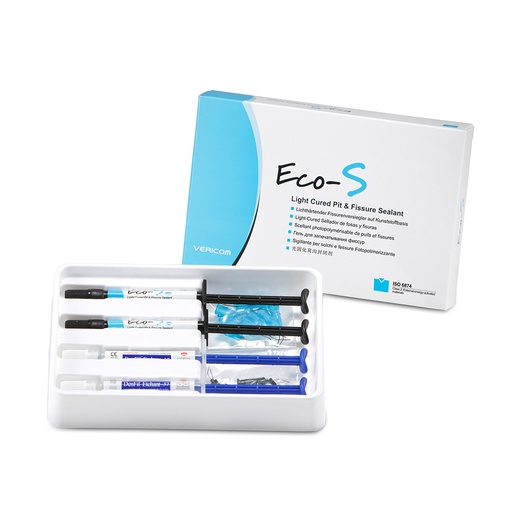 [C052502] Kit Sellador de fosas y fisuras Eco-S (2 jer. Eco S x 1.2ml + 2 jer. Etch x 1.2ml). VERICOM