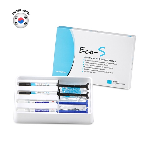 [C052502] Kit Sellador de fosas y fisuras Eco-S (2 jer. Eco S x 1.2ml + 2 jer. Etch x 1.2ml). VERICOM