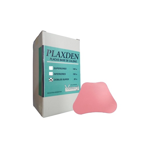 [C004665] Placa base Plaxden (doble). VAICEL